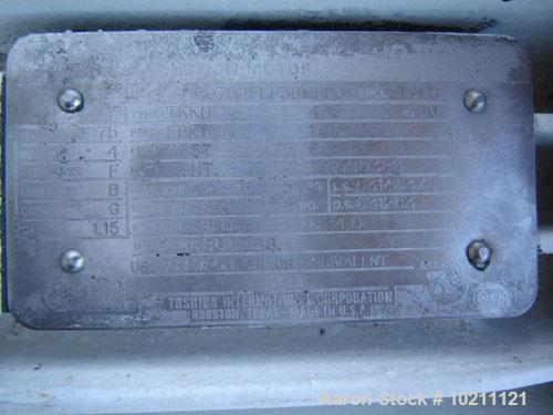 Used-75 HP Discflo Stainless Steel Pump, Model 604-14