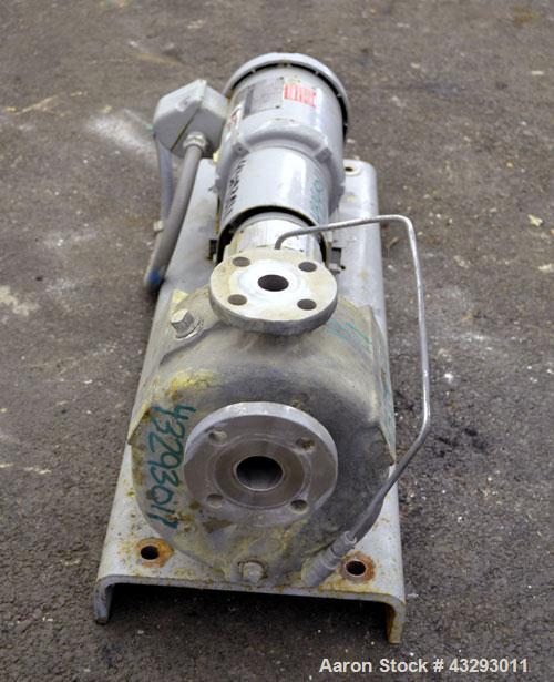 Used Stainless Steel Durco Mark III Unitized Self-Priming Centrifugal Pump