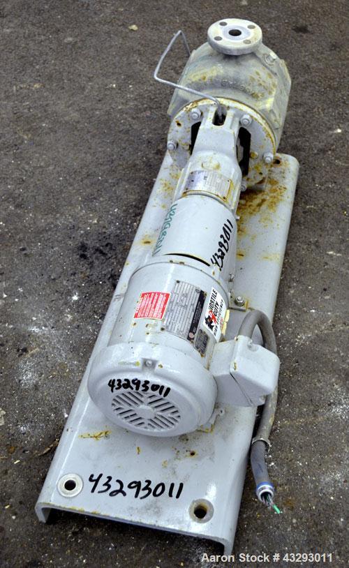 Used Stainless Steel Durco Mark III Unitized Self-Priming Centrifugal Pump