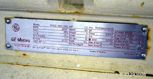 Used Durco Mark III Unitized Self-Priming Centrifugal Pump, Size 1J1.5X1US-6/60, 316 Stainless Steel. 1-1/2” Inlet, 1” outlet.  Rated approximately 80 gallons per minute at 120' head.  Gland mechanic...