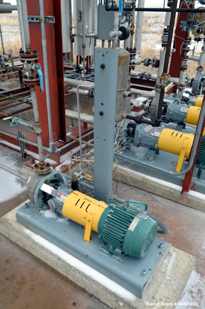 Used Stainless Steel Flowserve Durco Mark 3 Centrifugal Pump, Model MK3 Lo-Flo