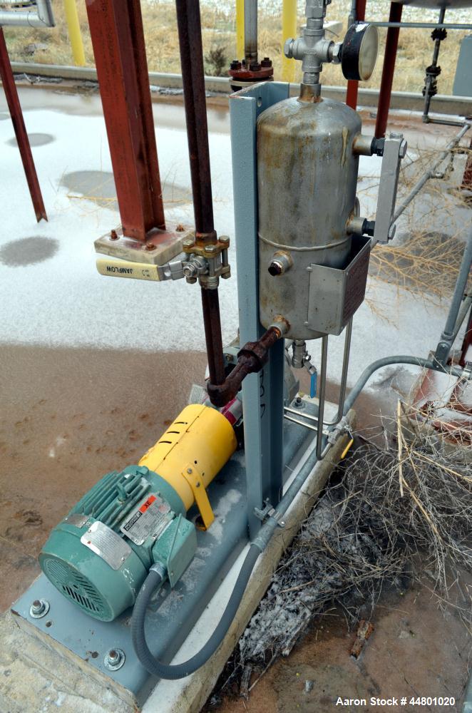 Used Stainless Steel Flowserve Durco Mark 3 Centrifugal Pump, Model MK3 Lo-Flo