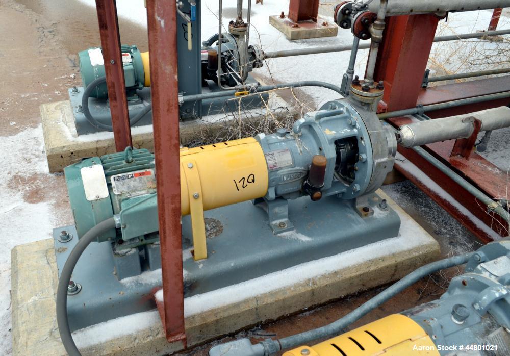 Used Stainless Steal Flowserve Durco Mark 3 Centrifugal Pump, Model MK3 Lo-Flo