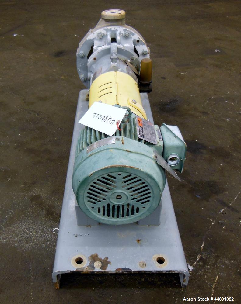 Used Stainless Steel Flowserve Durco Mark 3 Centrifugal Pump, Model MK3 Lo-Flo
