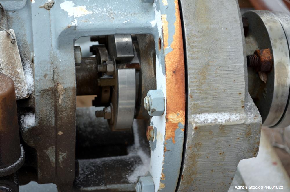 Used Stainless Steel Flowserve Durco Mark 3 Centrifugal Pump, Model MK3 Lo-Flo