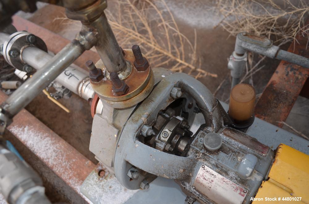 Used Stainless Steel Flowserve Durco Mark 3 Centrifugal Pump, Model MK3 Lo-Flo