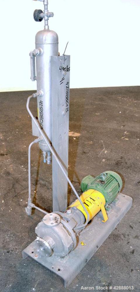 Unused- Stainless Steel Flowserve Durco Centrifugal Pump, Model MK3 STD