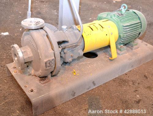 Unused- Stainless Steel Flowserve Durco Centrifugal Pump, Model MK3 STD