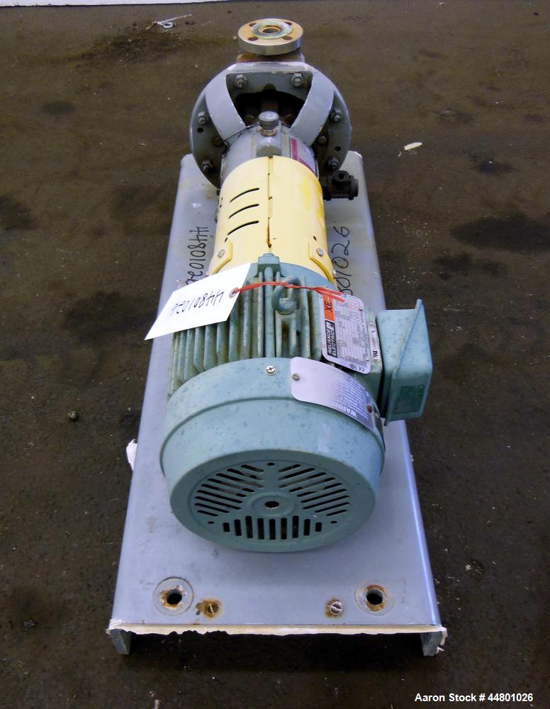 Used Stainless Steel Flowserve Durco Mark 3 Centrifugal Pump, Model MK3 Standard