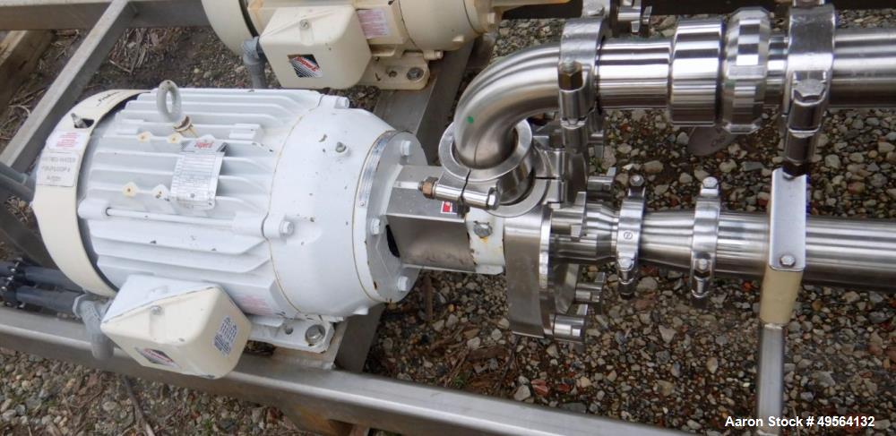 Used Fristam Centrifugal Pump, Model 742-180, Stainless Steel Construction.