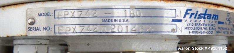 Used Fristam Centrifugal Pump, Model 742-180, Stainless Steel Construction.