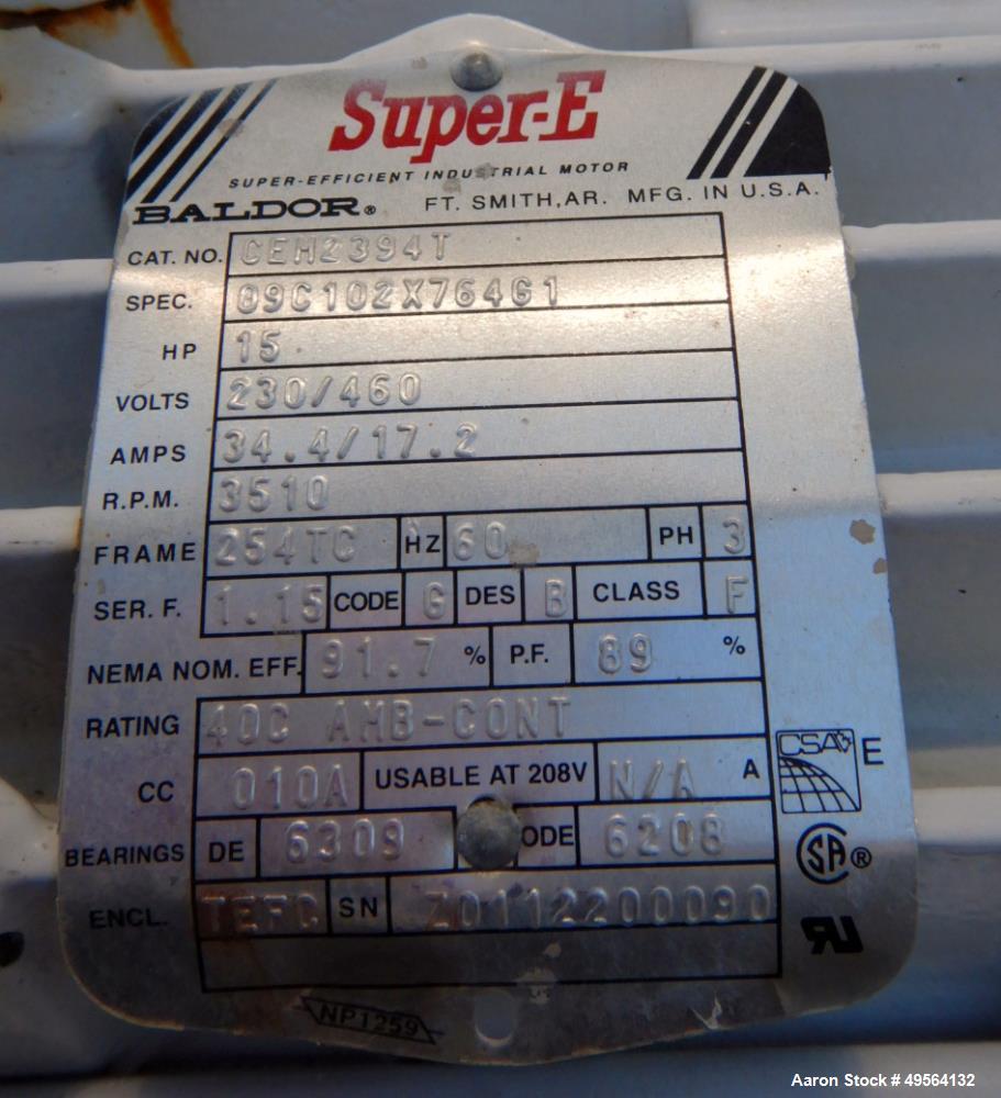 Used Fristam Centrifugal Pump, Model 742-180, Stainless Steel Construction.