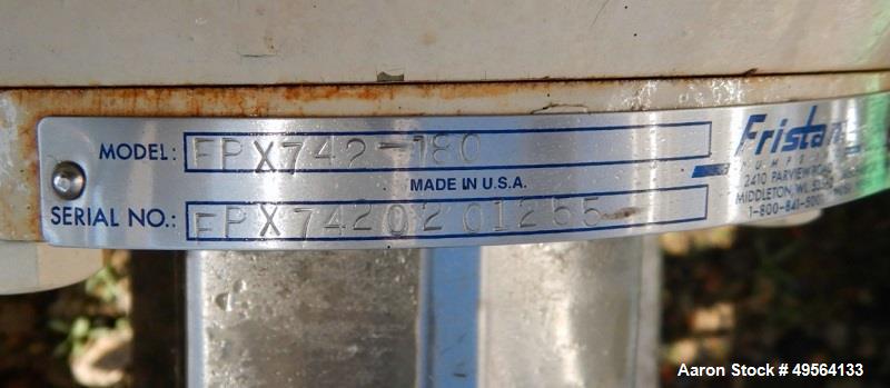 Used- Fristam Centrifugal Pump, Model 742-180, Stainless Steel Construction.