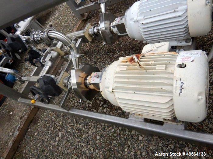 Used Fristam Centrifugal Pump, Model 742-180, Stainless Steel Construction.