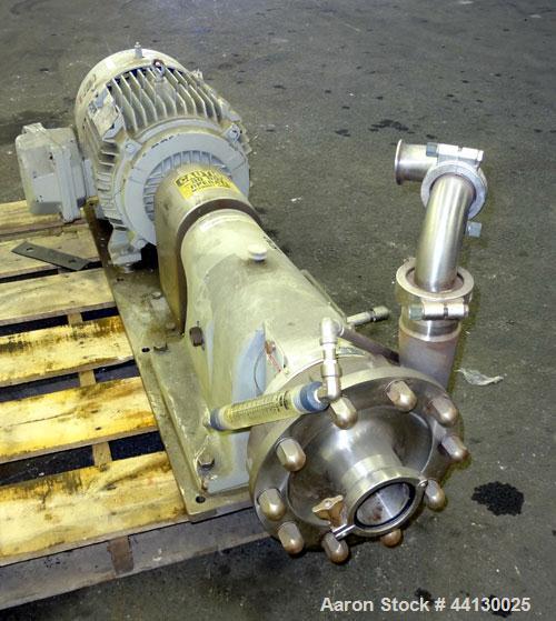 Used Stainless Steel Fristam Single Stage High Pressure Centrifugal Pump, Model FPHP3542-205