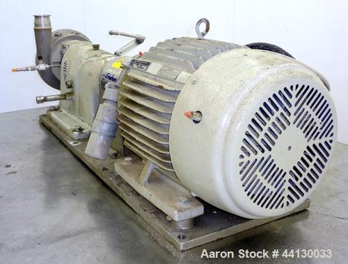 Used Stainless Steel Fristam Single Stage High Pressure Centrifugal Pump, Model FPHP3542-205