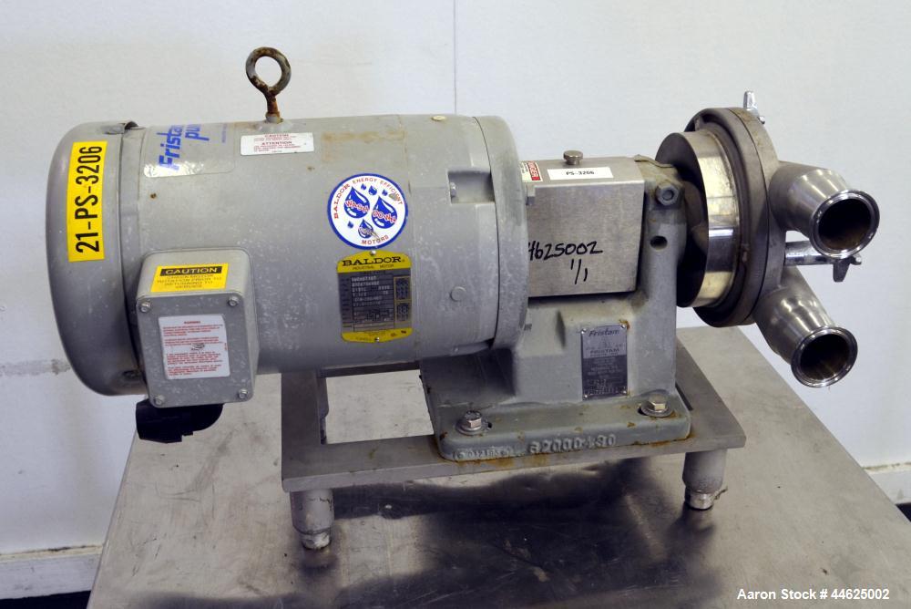 Used Stainless Steel Fristam Self-Priming Centrifugal Pump, Model FZ17