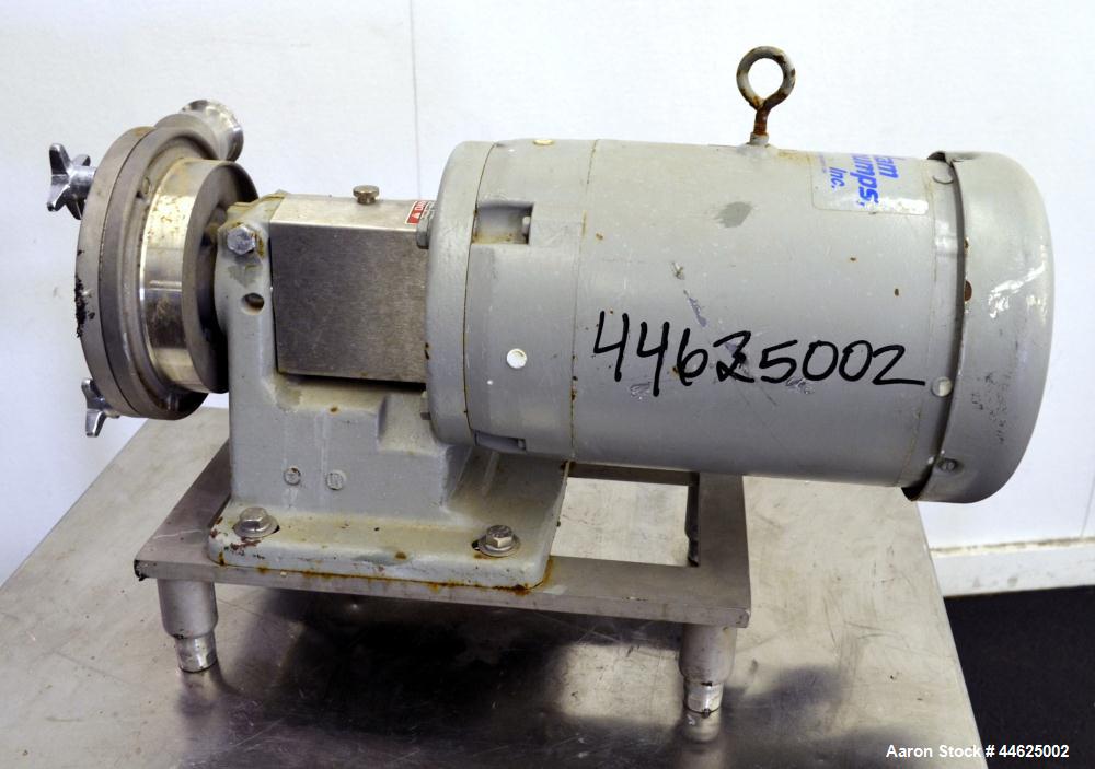 Used Stainless Steel Fristam Self-Priming Centrifugal Pump, Model FZ17