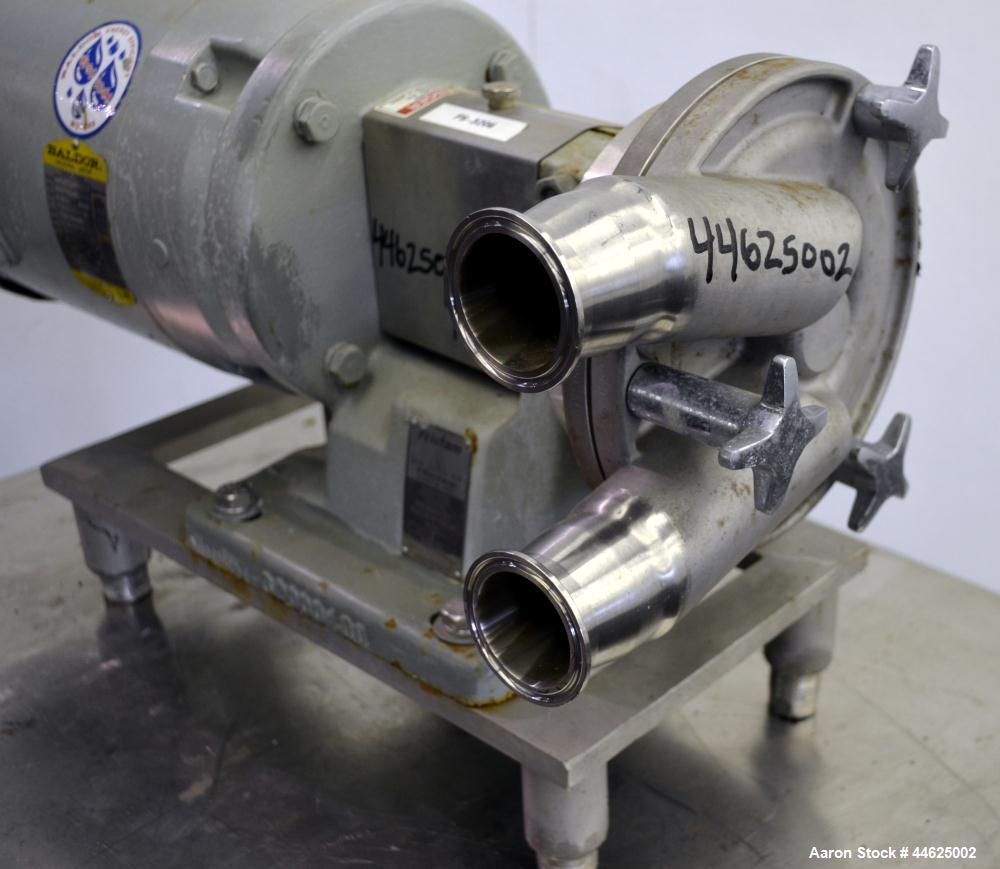 Used Stainless Steel Fristam Self-Priming Centrifugal Pump, Model FZ17