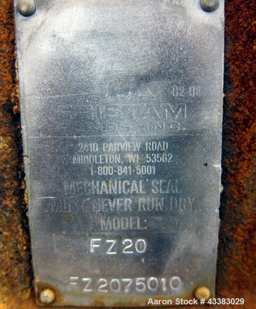 Used Stainless Steel Fristam Self-Priming Centrifugal Pump, Model FZ20
