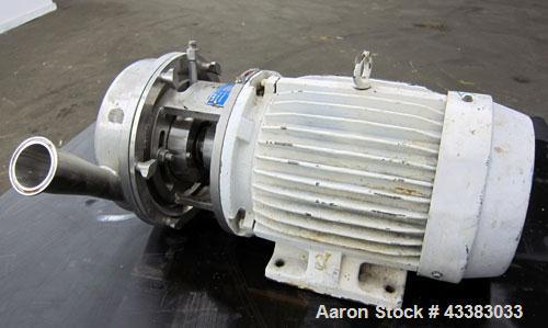 Used Stainless Steel G & H Centrifugal Pump, Model GHH-20