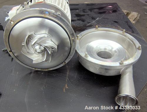 Used Stainless Steel G & H Centrifugal Pump, Model GHH-20