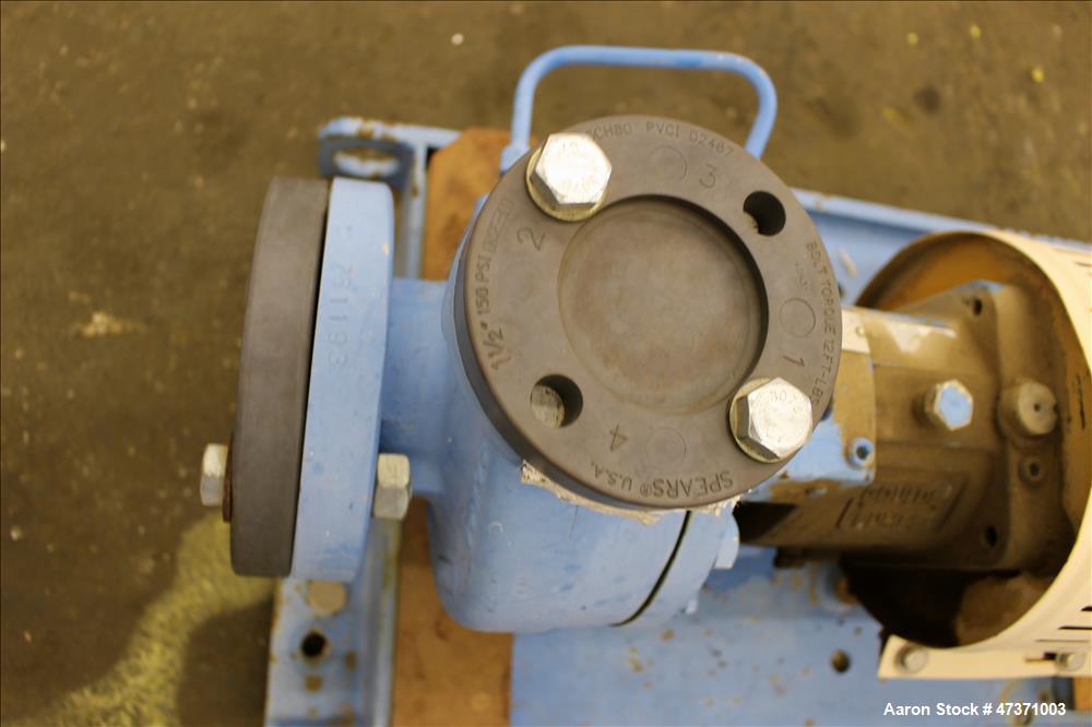 Used Gould Centrifugal Pump, Model 3196 STX, Size 1.50 X 3-6, 316 Stainless Ste