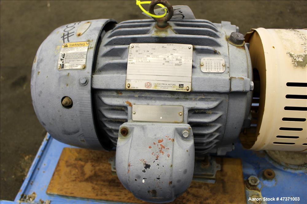 Used Gould Centrifugal Pump, Model 3196 STX, Size 1.50 X 3-6, 316 Stainless Ste