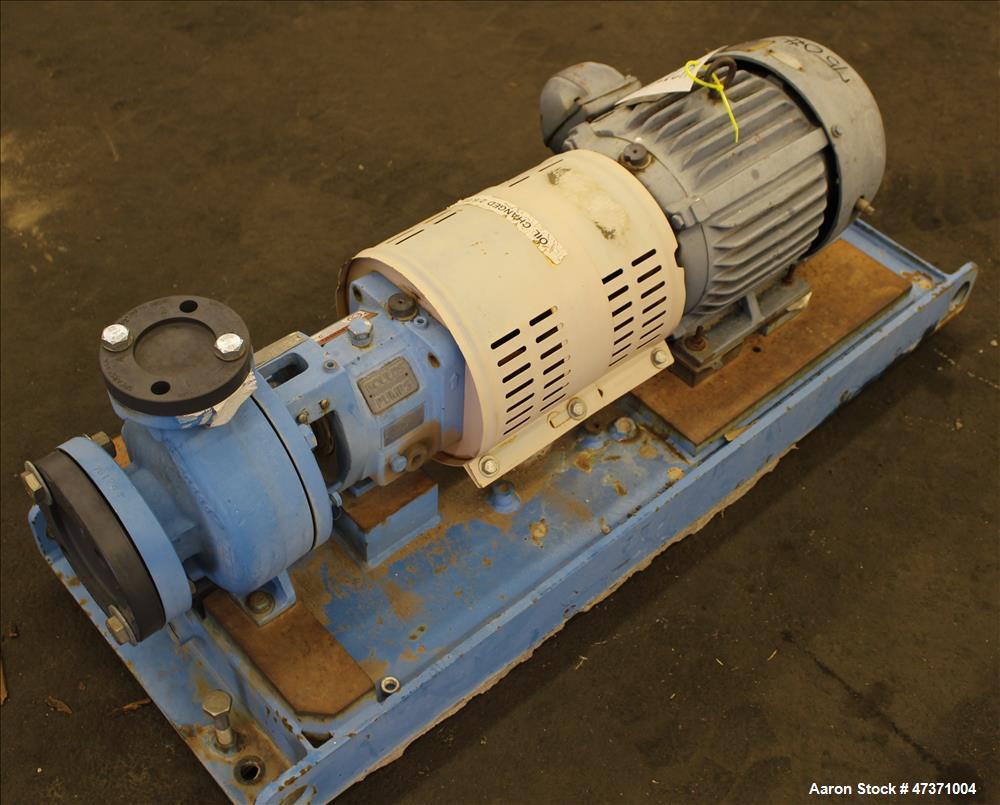 Used Gould Centrifugal Pump, Model 3196 STX, Size 1.50 X 3-6, 316 Stainless Ste
