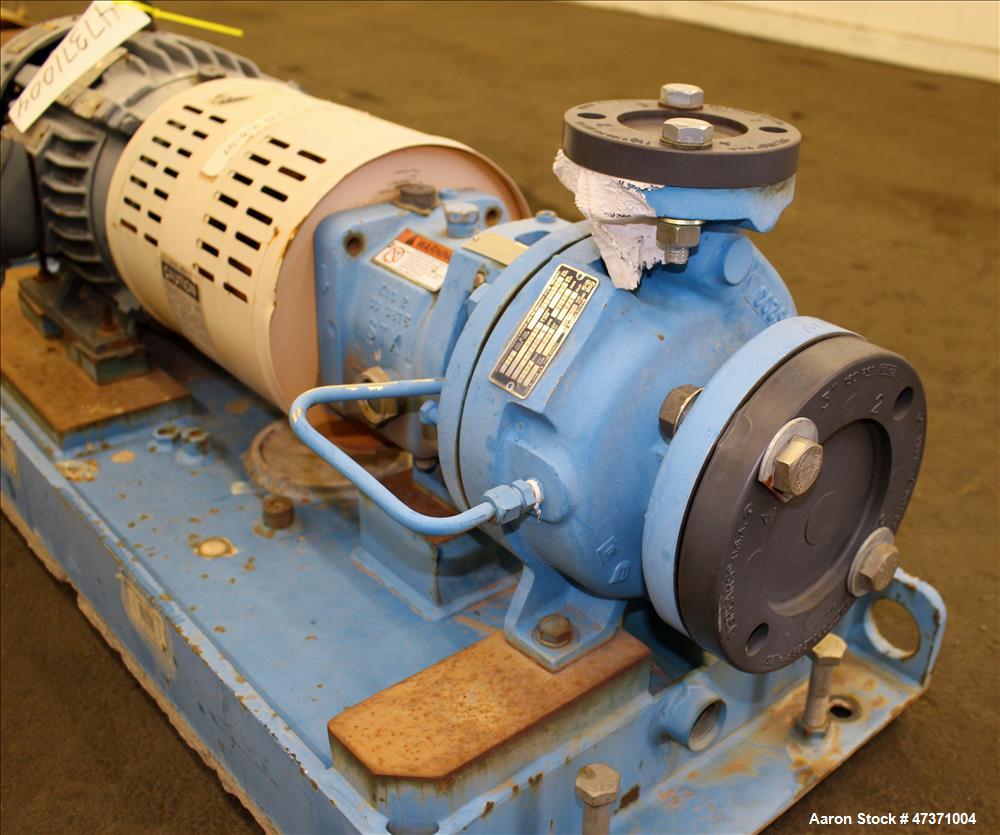 Used Gould Centrifugal Pump, Model 3196 STX, Size 1.50 X 3-6, 316 Stainless Ste