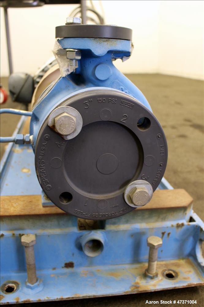 Used Gould Centrifugal Pump, Model 3196 STX, Size 1.50 X 3-6, 316 Stainless Ste