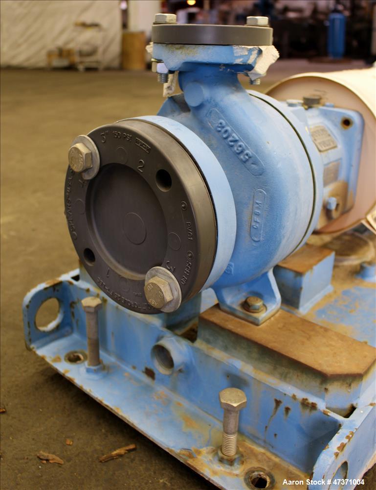 Used Gould Centrifugal Pump, Model 3196 STX, Size 1.50 X 3-6, 316 Stainless Ste
