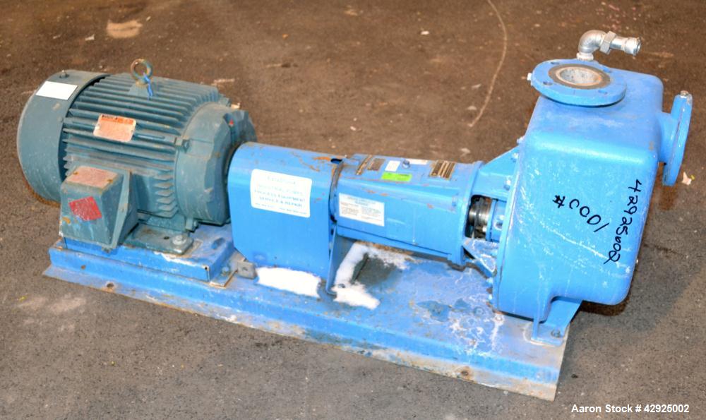 Used Stainless Steel Goulds Prime Line Self-Priming Centrifugal Pump, Model 3SS2EL