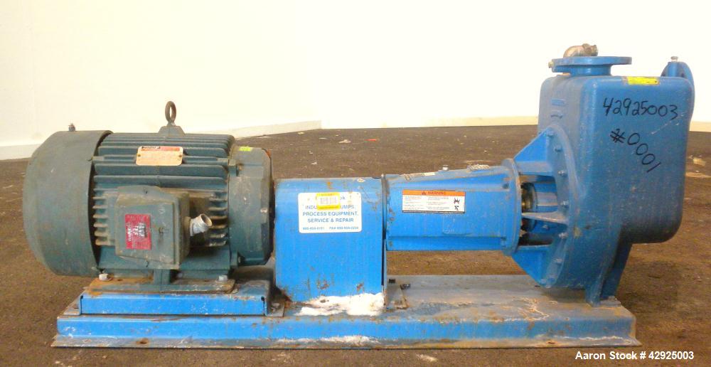 Used Stainless Steel Goulds Prime Line Self-Priming Centrifugal Pump, Model 3SS2EL