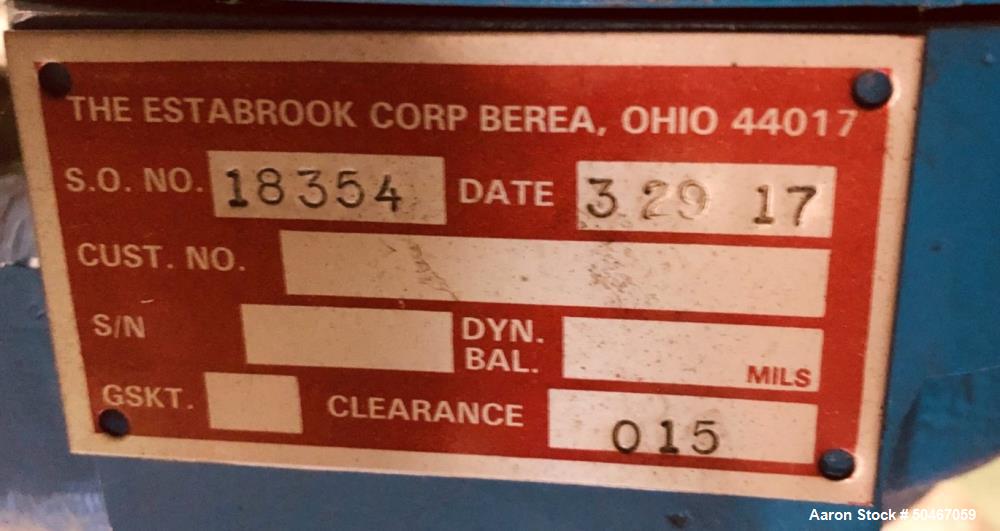 Used Goulds Centrifugal Pump, Model LF3196