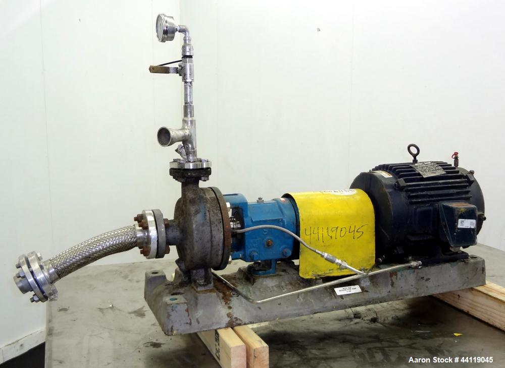 Used Stainless Steel Goulds Centrifugal Pump
