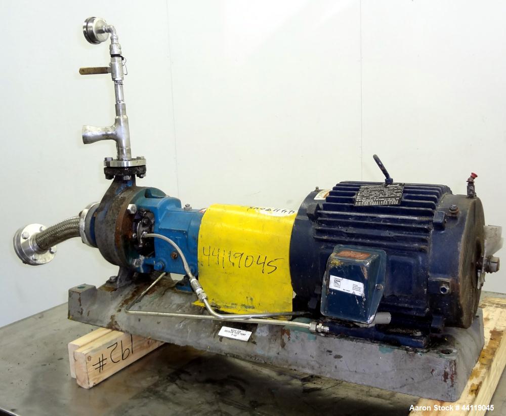 Used Stainless Steel Goulds Centrifugal Pump