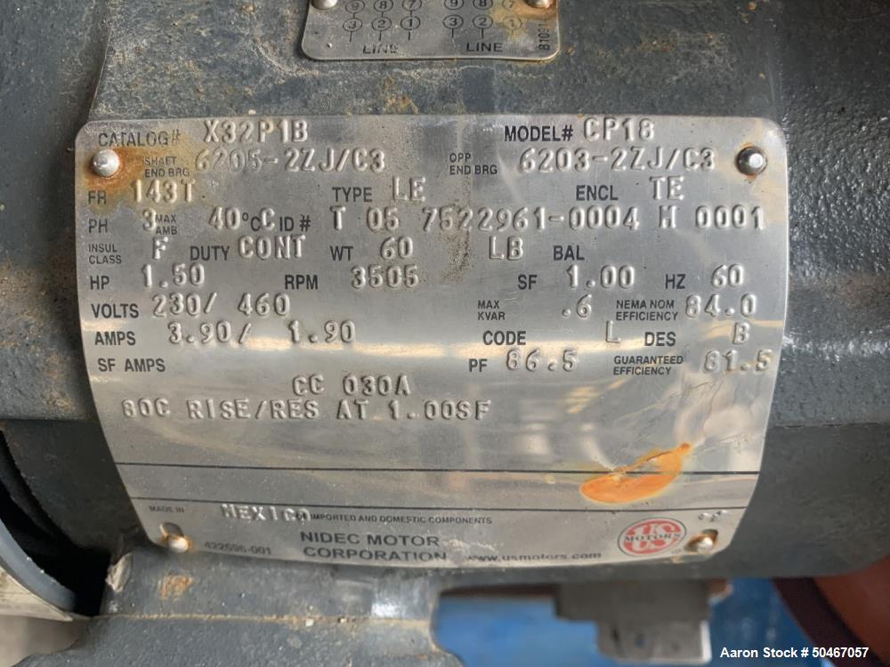 Used 1.5 x 1" Goulds centrifugal pump