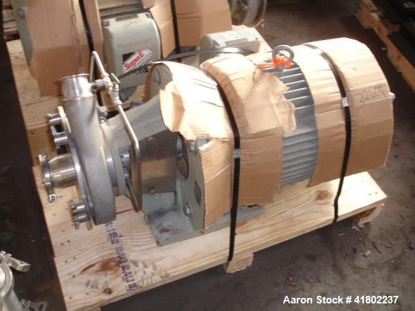 Used One (1) used Stainless Steel Frisman centrifugal pump, model FP3552-230