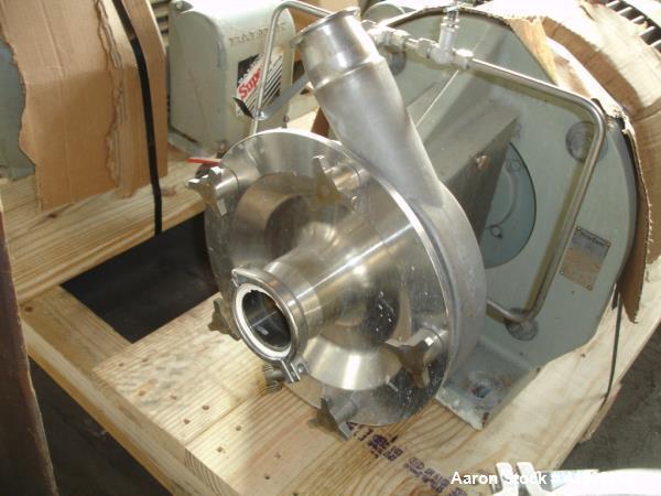 Used One (1) used Stainless Steel Frisman centrifugal pump, model FP3552-230