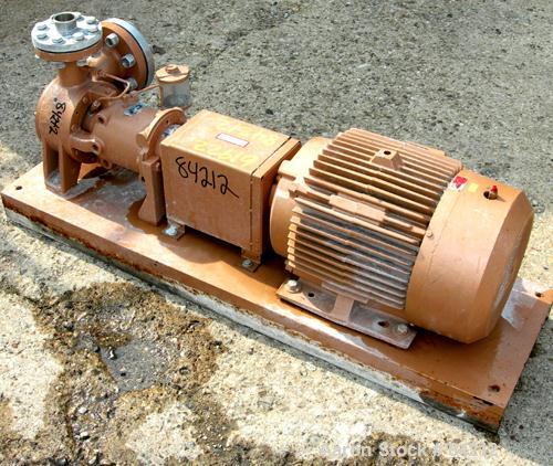 Used Roth Regenerative Turbine Pump, Model 6TCP2261SA, 316 Stainless Steel. 3" Inlet, 2" outlet. Approximate capacity 45 gallons per minute, 409' head. Designed for continuous high pressure pumping o...
