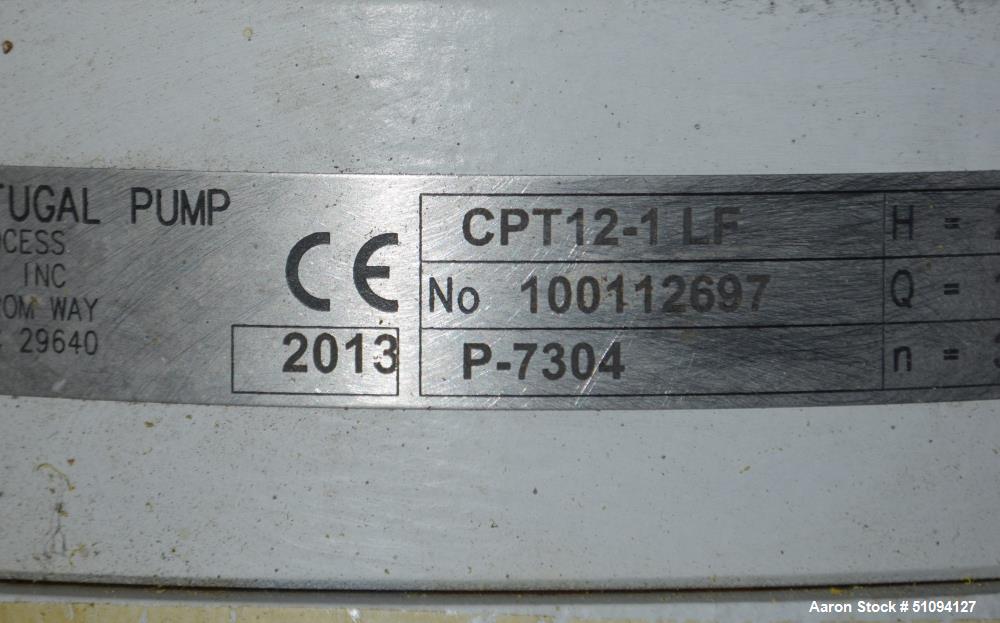 Sulzer CPT Model CPT12-1-LF Chemical Centrifugal Pump