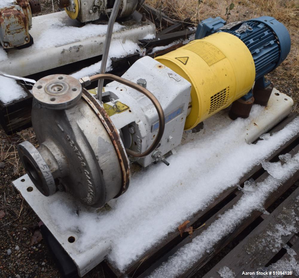 Used Sulzer CPT Chemical Centrifugal Pump, Model CPT22-1-LF