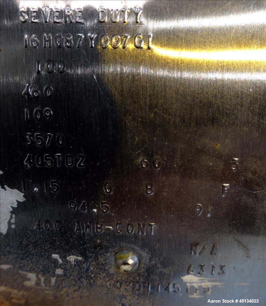 Used Stainless Steel Sundyne Centrifugal Pump, Model P3-APJ