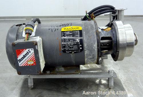 Used L.C. Thomsen & Sons Centrifugal Pump, Model 56321-KA, 316 Stainless Steel.  Approximately 15 gallons per minute at 15’ head.  1-1/2” Tri-clamp inlet, 1” tri-clamp outlet, approximately 5” diamet...