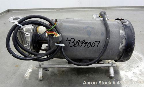 Used L.C. Thomsen & Sons Centrifugal Pump, Model 56321-KA, 316 Stainless Steel.  Approximately 15 gallons per minute at 15’ head.  1-1/2” Tri-clamp inlet, 1” tri-clamp outlet, approximately 5” diamet...