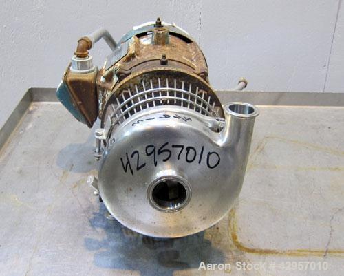 Used Stainless Steel Tri-Clover Centrifugal Pump, Model C216MD18T-S