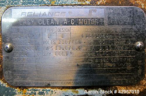 Used Stainless Steel Tri-Clover Centrifugal Pump, Model C216MD18T-S