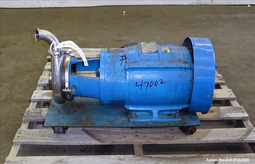 Used Tri-Clover Centrifugal Pump, Model C216MD21T-S-7-1/2-36, 316 Stainless Ste