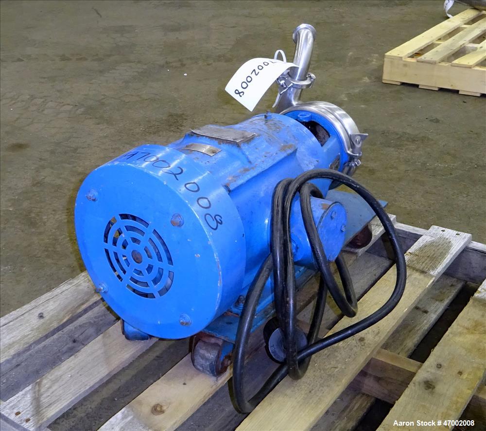 Used Tri-Clover Centrifugal Pump, Model C216MD21T-S-7-1/2-36, 316 Stainless Ste